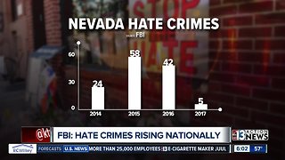 Nevada hate crime numbers buck national trend