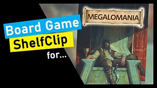 🌱ShelfClips: Megalomania Card Game (Short Board Game Preview)
