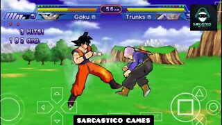 Goku vs Trunks emulador de PSP para Android #android #jogos #emulador