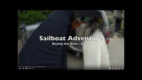 Ep1 - Bought a sailboat with dead engine and holes
