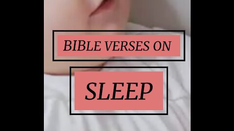 Bible verses for sleep 1