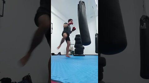 Kick and Knee The Bag (2)