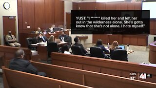 Witness testimony continues in day four of the Yust trial