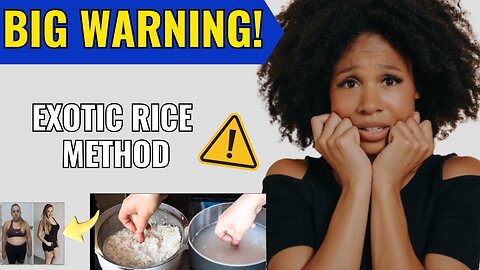 Exotic Rice Hack: DOES THE FAMOUS EXOTIC RICE METHOD HELP YOU LOSE WEIGHT??! THE RICE METHOD WORKS?