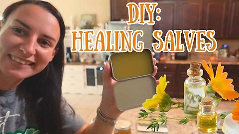 Homemade Herbal Healing: Crafting Calendula Salve for Wellness!