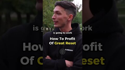 How To Profit of The Great Reset 💸💸💸 #millionaire #lukebelmar #money