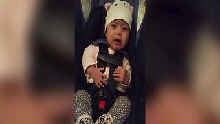 National Anthem Makes Baby Girl Burst Into Tears