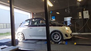 ABARTH 595C Turismo MTA dynorun conditioning and looking mesmerizing doing so