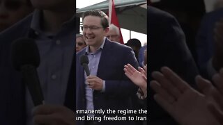 Pierre Poilievre Pledges To Free Iran #shorts