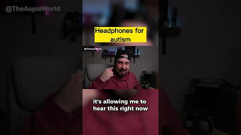 Headphone for autism @TheAspieWorld #autism #shorts #actuallyautistic