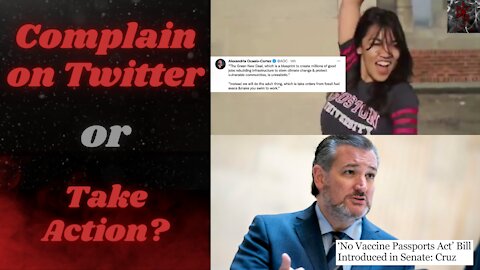 AOC Complains on Twitter, Yet Does Nothing to Help | Ted Cruz Points Out Something & Drafts a Bill