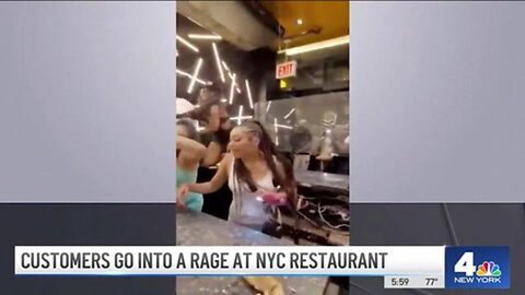 Neo-Savages (Biden Voters) Destroy Restaurant