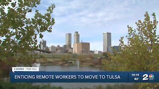 Enticing remote workers to move to Tulsa
