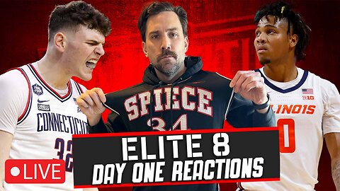 LIVE: UConn Is Inevitable | Elite 8 - Day One Reactions