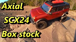 Axial SCX 24 bronco ( all stock on the rocks)