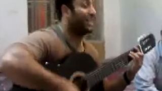 Amazing Man Sings and Plays Guitar