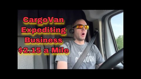 CargoVan expediting business￼ $2.15 a mile￼