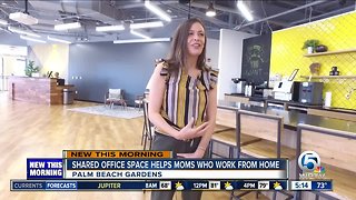 Shared office space helping moms who work from home