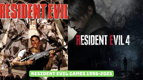 Resident Evil Games | Evolution Of Resident Evil Games | 4K 60FPS