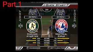 MLB 2005 As vs Expos Part 1