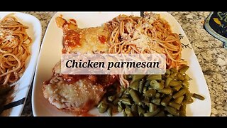 Chicken parmesan #chickenrecipe #chickendinner