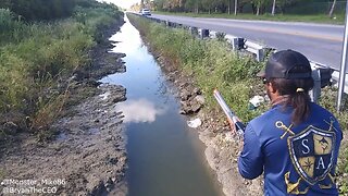 Rocket Rod Drainage Ditch Fishing!
