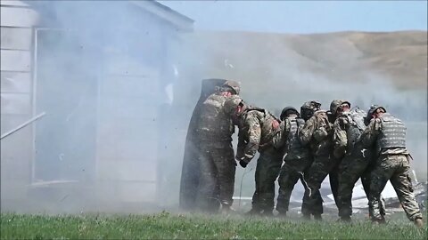 Combat Engineers Conduct an Urban Breach Exercise