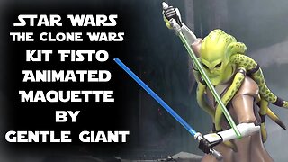 Star Wars The Clone Wars Kit Fisto Animated Maquette by Gentle Giant