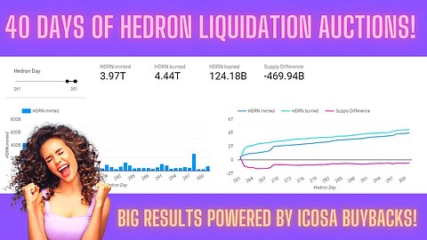 40 Days Of Hedron Liquidation Auctions! BIG Results Powered By Icosa Buybacks!