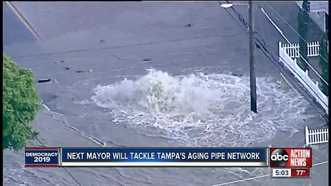 Tampa water main breaks expected to be more frequent as pipes age