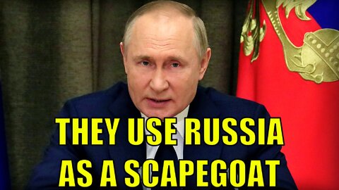 Putin: West Calls On Their Citizens To Tighten Their Belts, Dress Warmly And Blame Russia For It!