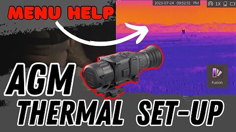 AGM THERMAL SCOPE SET UP | In The Field (AGM Global Vision)