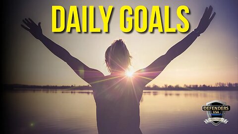 4 Daily Goals for Success in Training and in Life