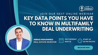 Key Points to Know in Multifamily Deal Underwriting