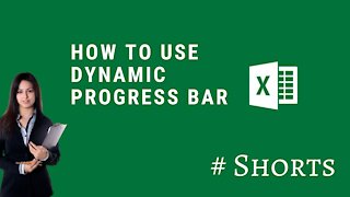 How to use dynamic progress in Ms Excel