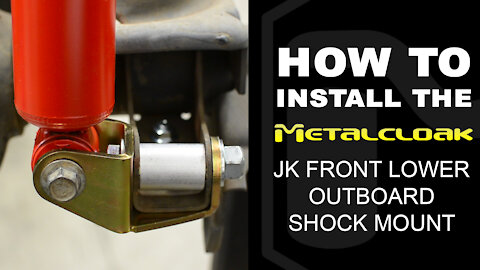 How To Install: JK Lower Front Outboard Shock Mount Spacer