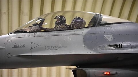 F-16 Nighttime Launch