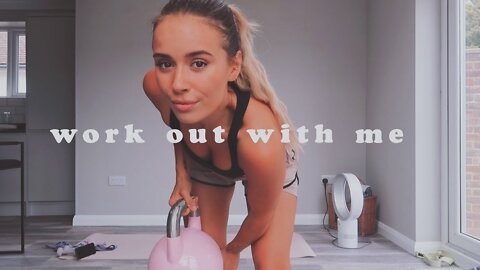 WORK OUT WITH ME + TALKING ABOUT MY WEIGHT LOSS | Hello October