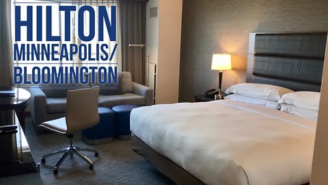 Hilton Minneapolis/Bloomington Hotel Room: Near The Mall of America, Minnesota