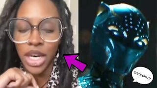 "WHITE PEOPLE CANT WATCH Black Panther" Says Woke Black Woman