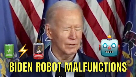 Biden’s Batteries COMPLETELY Drained TODAY during his Speech🪫