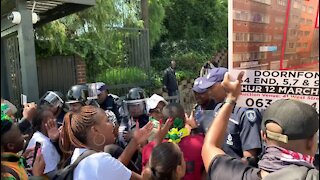 SOUTH AFRICA - Johannesburg - Wits Student Protest - Video (JG8)