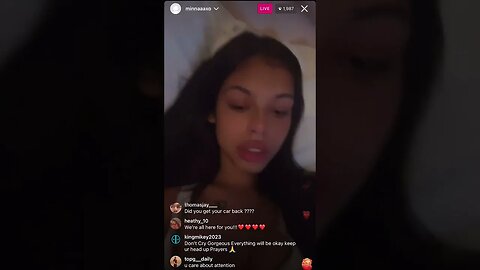 Minaaxo On Instagram Live Crying Some More W Update on leaving islandboy KodiyakRedd (12/04/23)