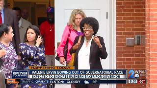 Ervin to drop out of Governor's race