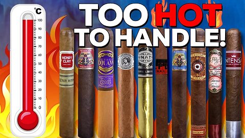 Top 10 Spicy Cigars... with Some Heat 🌶️