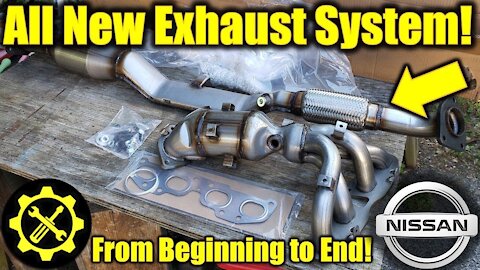 2007 - 2012 Nissan Altima 2.5 ALL NEW Exhaust Replacement