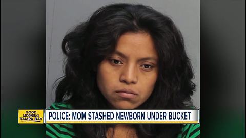 Police: Florida woman gave birth prematurely, covered baby with pot