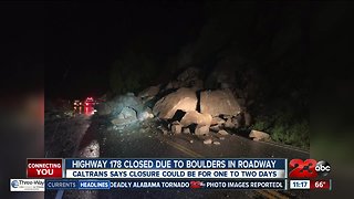 178 closed due to rockslides