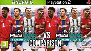 efootball 2021 Android Vs PS2