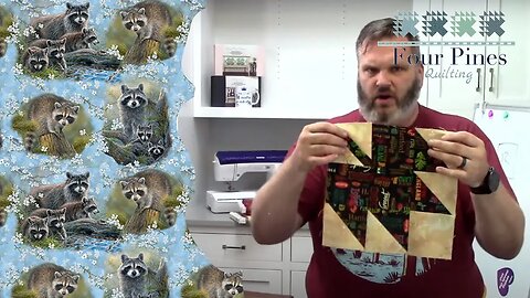 Brent continues his quilt! Four Pines Weekly Show!